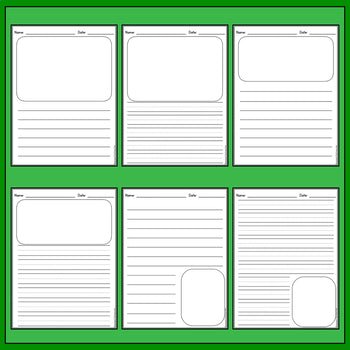 Primary Lined Paper for Writing or Handwriting –  learning-at-the-primary-pond