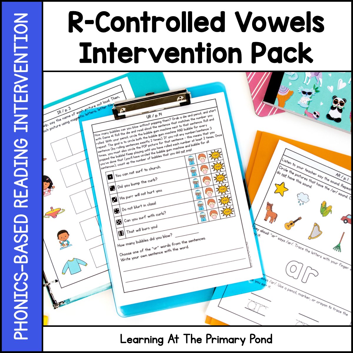 R-Controlled Vowels Intervention Pack | No-Prep, Phonics-Based Reading Intervention - learning-at-the-primary-pond