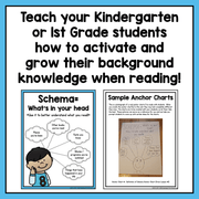 Reading Comprehension Lesson Plans for K-1 {Unit 2: Background Knowled ...