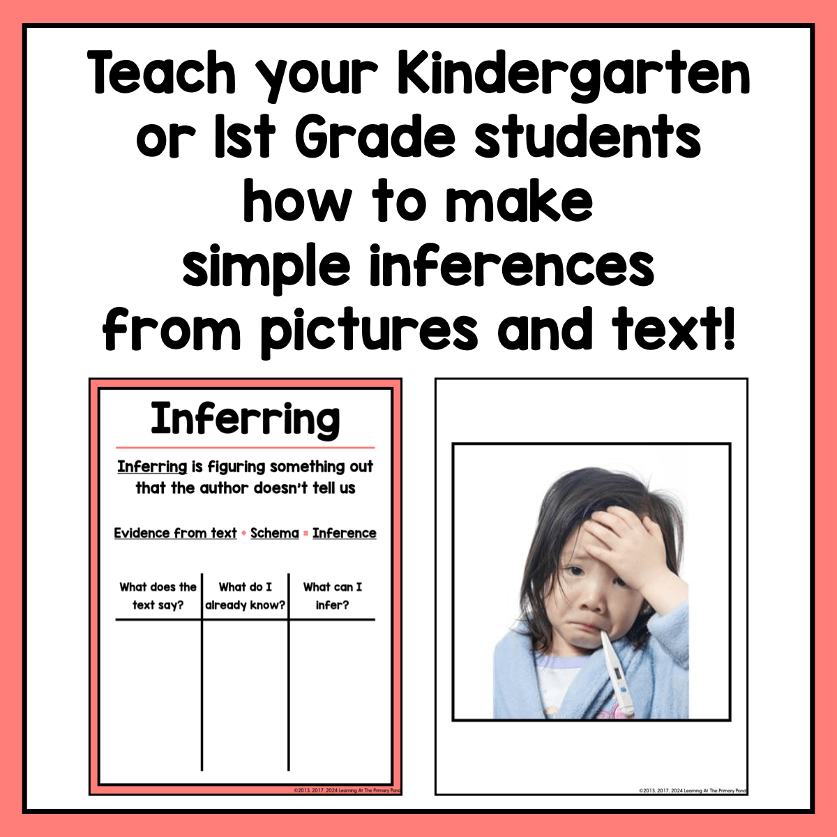 Reading Comprehension Lesson Plans for K-1 {Unit 9: Making Inferences} - learning-at-the-primary-pond