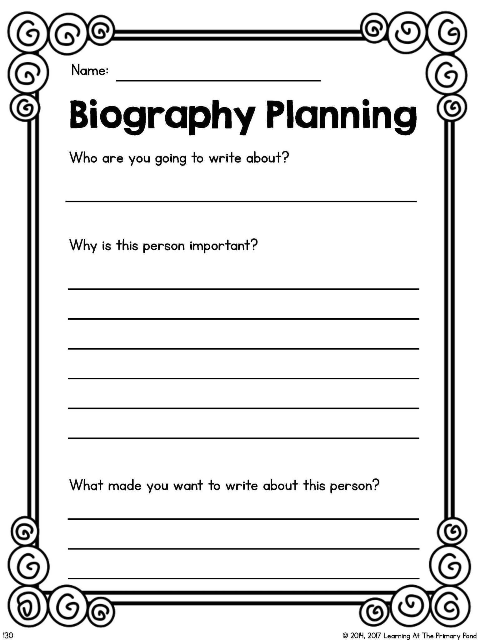 Second Grade Biography Writing & Lab Reports {2nd Grade Writing Workshop Unit 6} - learning-at-the-primary-pond