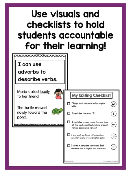 Second Grade Grammar Alive - learning-at-the-primary-pond