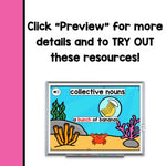 Second Grade Grammar Games (BoomCards™) - learning-at-the-primary-pond