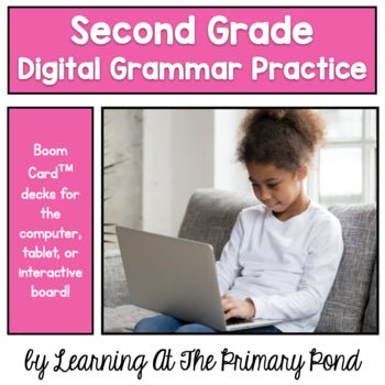 Second Grade Grammar Games (BoomCards™) - learning-at-the-primary-pond