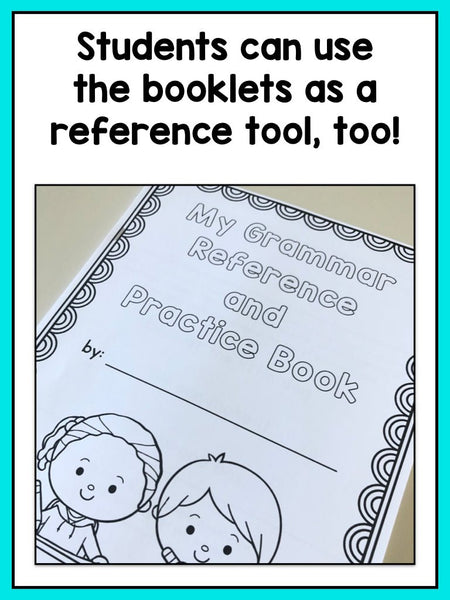 Second Grade Grammar Workbook {My Grammar Reference and Practice Book} - learning-at-the-primary-pond
