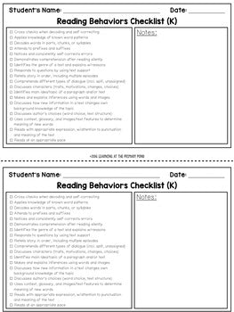 Second Grade Guided Reading Checklists and Rubrics - learning-at-the-primary-pond