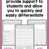 Second Grade Informational Writing Prompts For Differentiation - learning-at-the-primary-pond