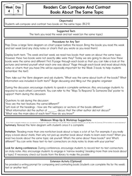 Second Grade Reading Workshop BUNDLE of Shared Reading Lessons - learning-at-the-primary-pond