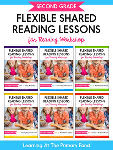 Second Grade Reading Workshop BUNDLE of Shared Reading Lessons - learning-at-the-primary-pond
