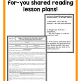 Second Grade Shared Reading Lessons for Reading Workshop: Unit 5 - learning-at-the-primary-pond