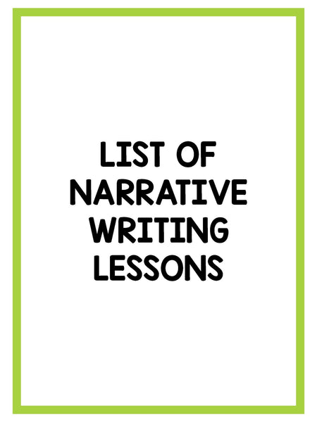 Small Group Writing Lessons for First Grade - BUNDLE - learning-at-the-primary-pond