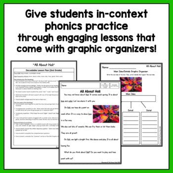 Spring Decodable Texts for Second Grade | Passages on Spring and Spring Holidays - learning-at-the-primary-pond
