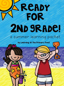 Summer Homework Packet for Rising Second Graders (who have completed 1st grade) - learning-at-the-primary-pond