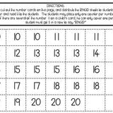Teen Numbers Bingo {Numbers 10-20} - learning-at-the-primary-pond