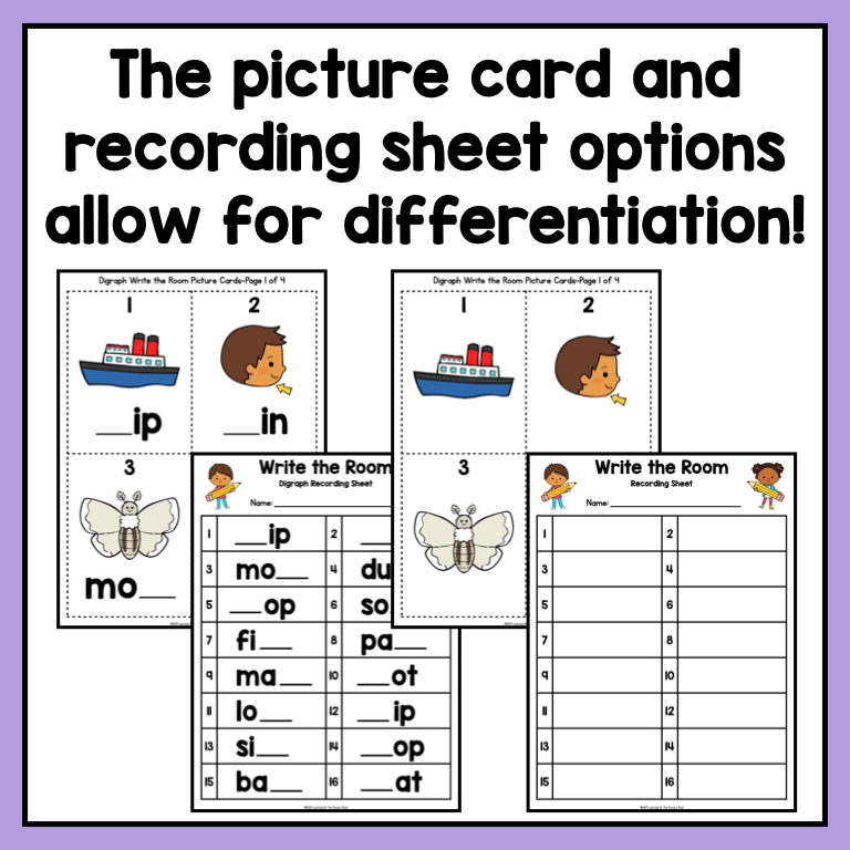 Write the Room BUNDLE | Phonics-Based Encoding Practice for K-2 ...