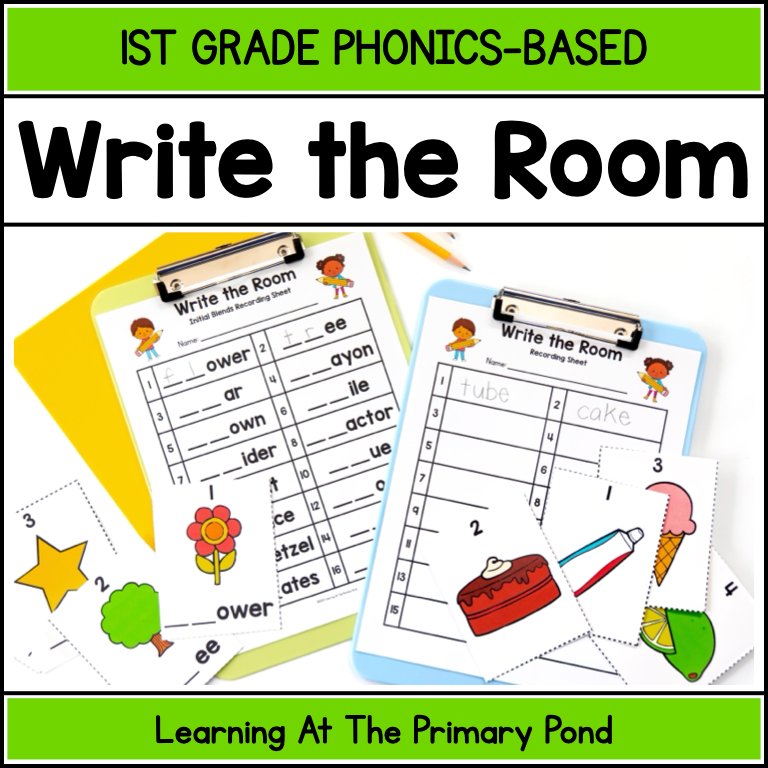 Write the Room | Phonics-Based Encoding Practice for 1st Grade ...