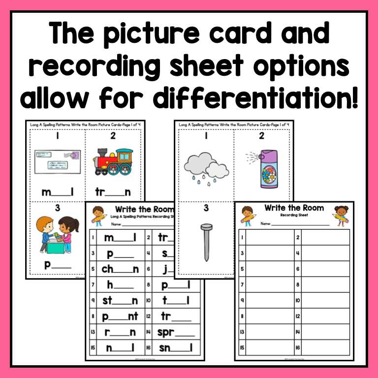 Write the Room | Phonics-Based Encoding Practice for 2nd Grade ...