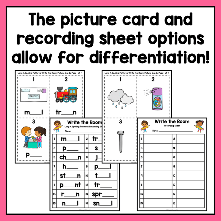 Write the Room | Phonics-Based Encoding Practice for 2nd Grade ...