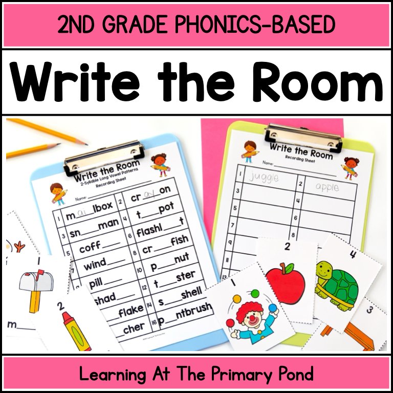 Write The Room Phonics Based Encoding Practice For 2nd Grade Write the room phonics based encoding practice for 2nd grade